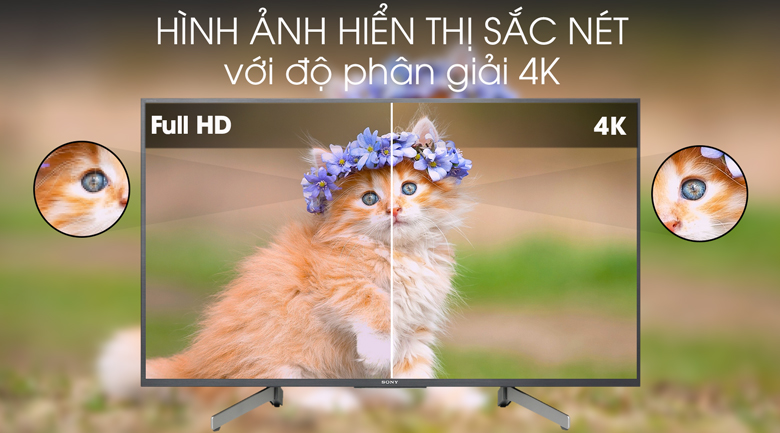 Đánh giá Android Tivi Sony 4K 43 inch KD-43X8000G