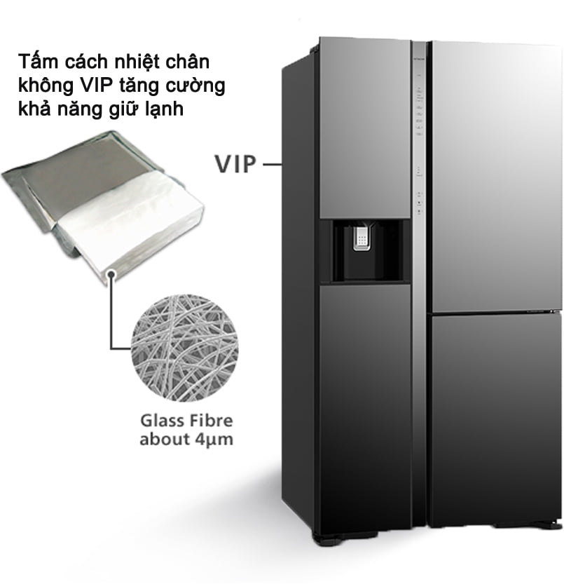 4 ưu điểm ở tủ lạnh Hitachi R-MY800GVGV0(MIR) bạn cần biết
