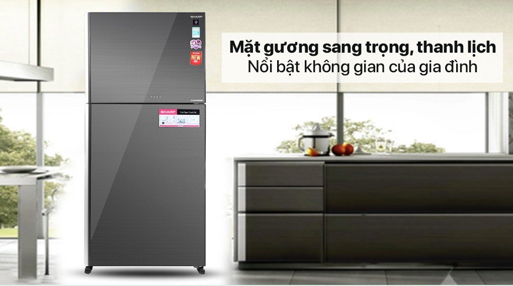Tủ lạnh Sharp 2 cánh SJ-XP620PG-SL 560 lít có phải lựa chọn lý tưởng?