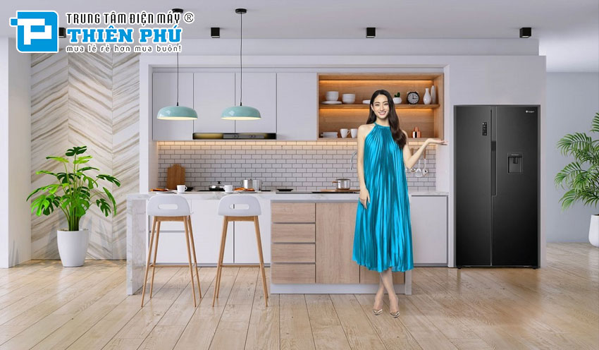 Những tính năng nổi trội của tủ lạnh Casper side by side inverter 550 lít RS-570VBW