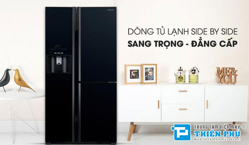 Tủ Lạnh Hitachi Inverter 584 Lít R-FM800GPGV2(GBK) 3 Cánh