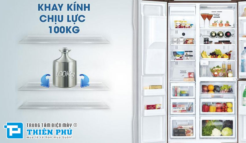 Tủ Lạnh Hitachi Inverter 584 Lít R-FM800GPGV2(GBK) 3 Cánh