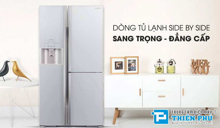 Tủ Lạnh Hitachi Inverter 600 Lít R-FM800PGV2 3 Cánh