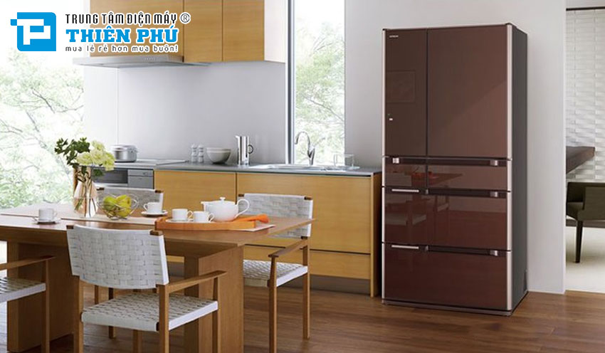Tủ Lạnh Hitachi Inverter 501 Lít R-G570GV(XT) 6 Cánh