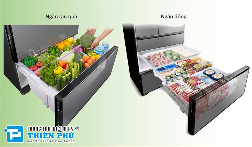 Tủ Lạnh Hitachi Inverter 501 Lít R-G570GV(XT) 6 Cánh