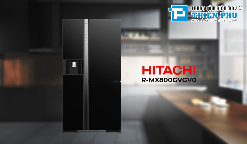 Nên chọn tủ lạnh Hitachi R-M800PGV0(GBK) hay R-MX800GVGV0(GBK)?