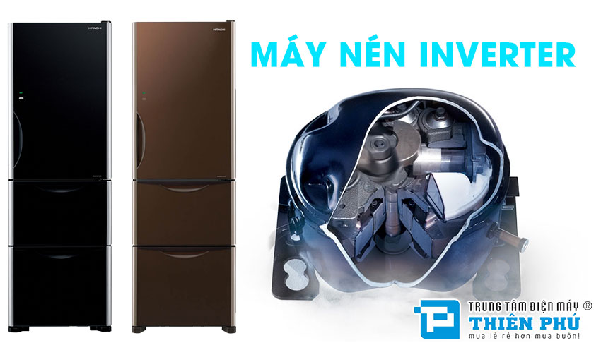 Tủ Lạnh Hitachi Inverter 375 Lít R-SG38PGV9X(GBW/GBK) 3 Cánh