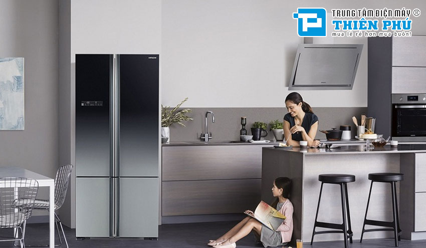 Tủ Lạnh Hitachi Inverter 640 Lít R-WB800PGV5(XGR) 4 Cánh
