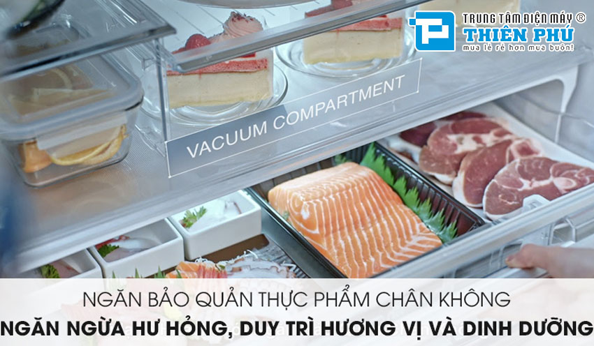 Tủ Lạnh Hitachi Inverter 525 Lít R-X670GV(X) 6 Cánh