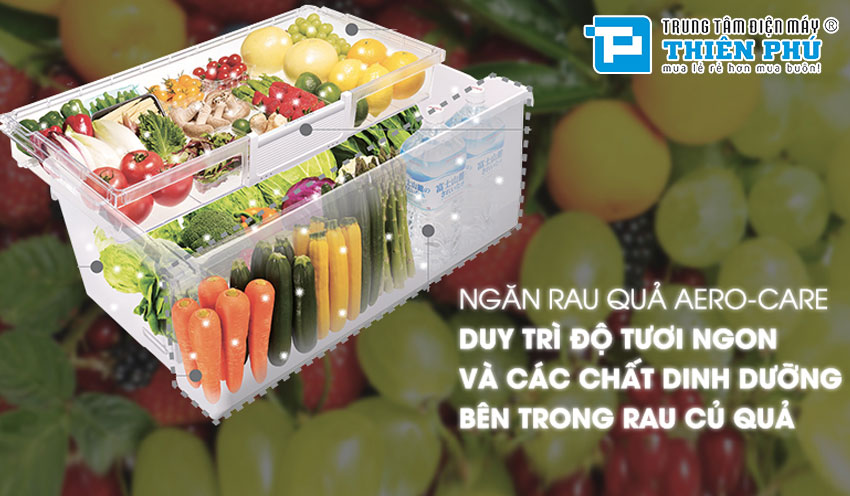 Tủ Lạnh Hitachi Inverter 525 Lít R-X670GV(X) 6 Cánh