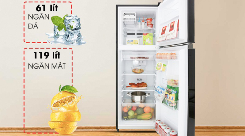 3 mẫu tủ lạnh Toshiba có dung tích bé cho gia đình bạn
