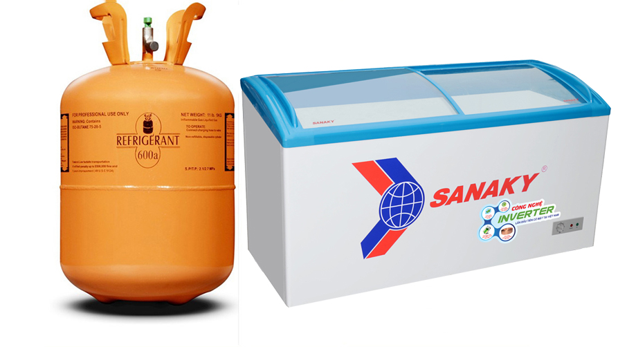 Tủ đông Sanaky inverter VH-4899K3 340 Lít dàn đồng 1 ngăn gas R134A tiết kiện cho hiệu quả cao