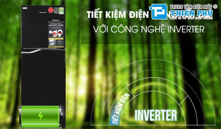 Tủ lạnh Panasonic inverter NR-BA229PKVN tiết kiệm điện, vận hành êm ái, thiết kế sang trọng