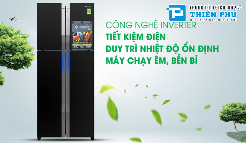 Tủ Lạnh Panasonic Inverter NR-DZ600GXVN 4 Cánh 550 Lít