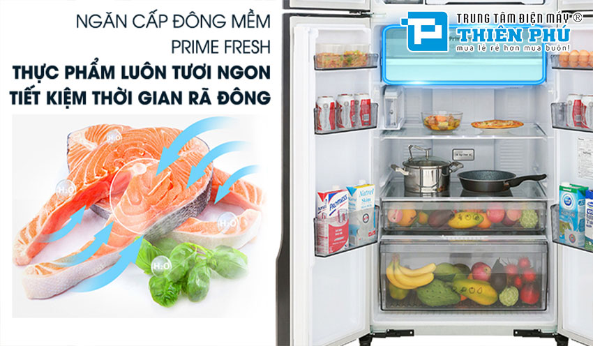 Tủ Lạnh Panasonic Inverter NR-DZ600MBVN 4 Cánh 550 Lít