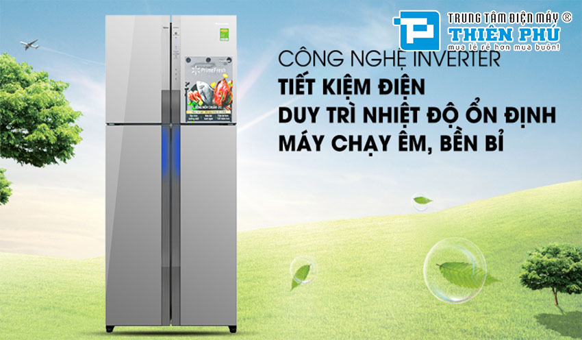 Tủ Lạnh Panasonic Inverter NR-DZ600MBVN 4 Cánh 550 Lít
