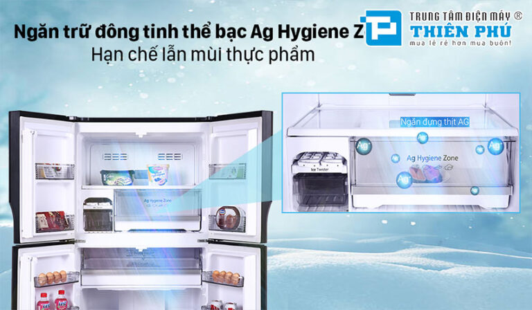 Tủ lạnh Panasonic inverter NR-DZ601VGKV đẳng cấp hiện đại cho không gian bếp sang trọng