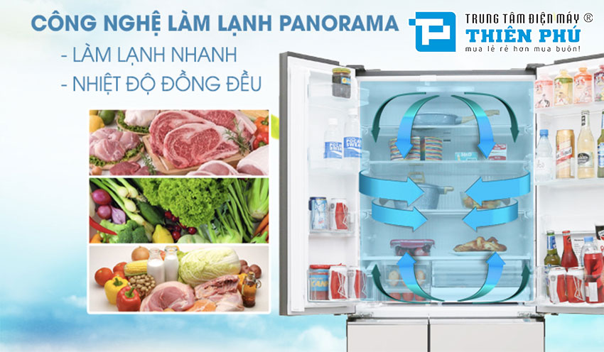 Tủ Lạnh Panasonic Side By Side Inverter NR-F503GT-X2 528 Lít