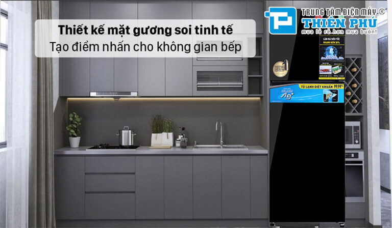Tủ lạnh Panasonic inverter NR-TL381VGMV giải pháp bảo quản thực phẩm tối ưu cho gia đình hiện đại