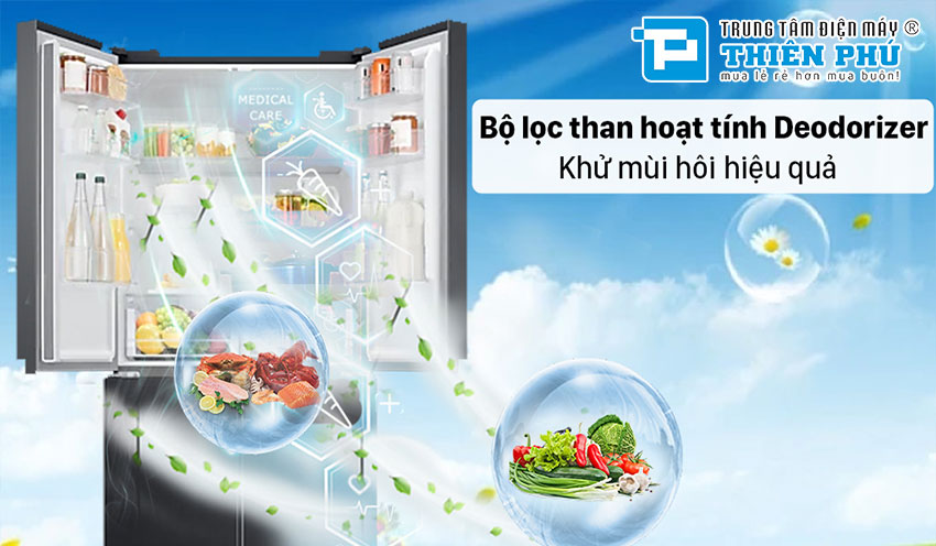 Tủ Lạnh Samsung Inverter 4 Cánh 488 Lít RF48A4000B4/SV