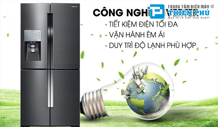 Tủ Lạnh Samsung Side By Side Inverter  RF56K9041SG/SV 564 Lít