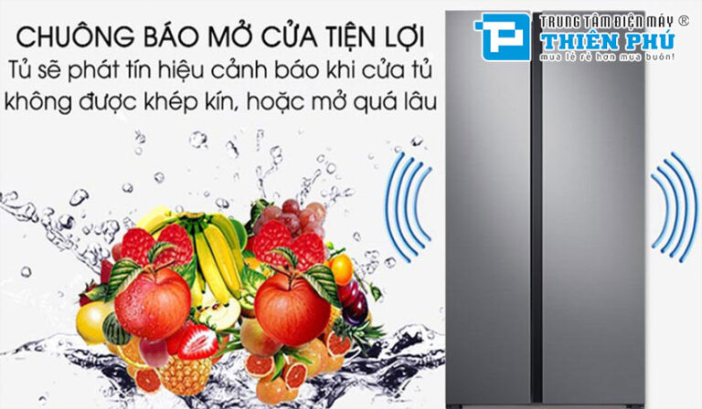 Tủ lạnh Samsung inverter 2 cánh RS62R5001M9/SV với nhiều ưu điểm giúp bảo quản thực phẩm tốt hơn