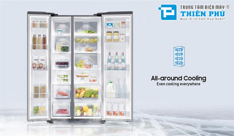 Tủ lạnh Samsung inverter 2 cánh RS62R5001M9/SV với nhiều ưu điểm giúp bảo quản thực phẩm tốt hơn