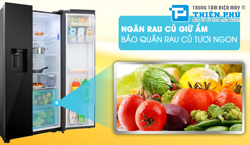 Tủ lạnh Samsung RS64R53012C/SV mang lại tiện nghi với nhiều công nghệ nổi bật