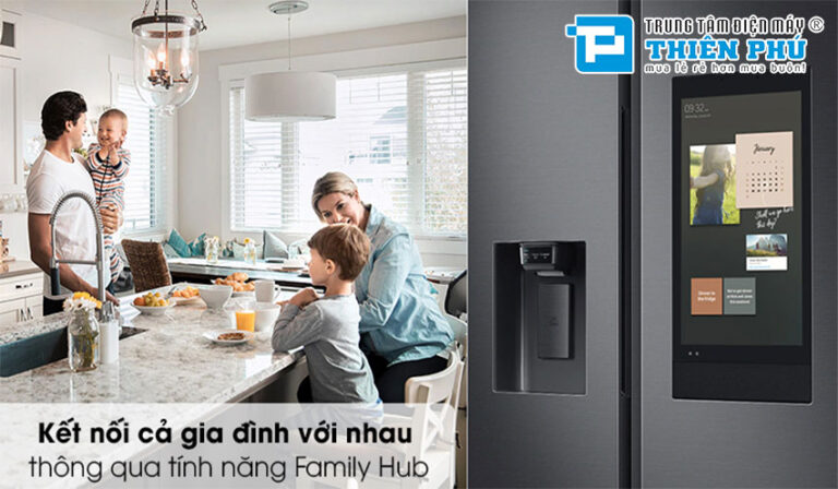 Tủ lạnh Samsung inverter 2 cánh RS64T5F01B4/SV với nhiều tiện ích cho mỗi gia đình