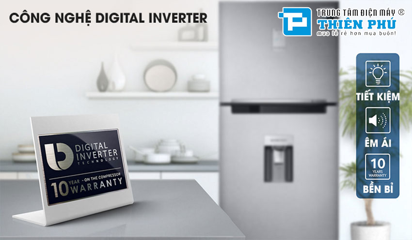 Tủ Lạnh Samsung Inverter  RT43K6631SL/SV 2 Cánh 442 Lít