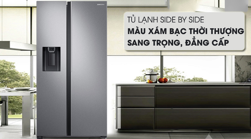 Giới thiệu tủ lạnh Samsung Side By Side Inverter 660 Lít RS64R5101SL/SV 2 Cánh