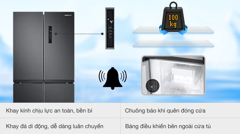 5 tính năng có trong tủ lạnh Samsung RF48A4000B4/SV mà ít ai biết