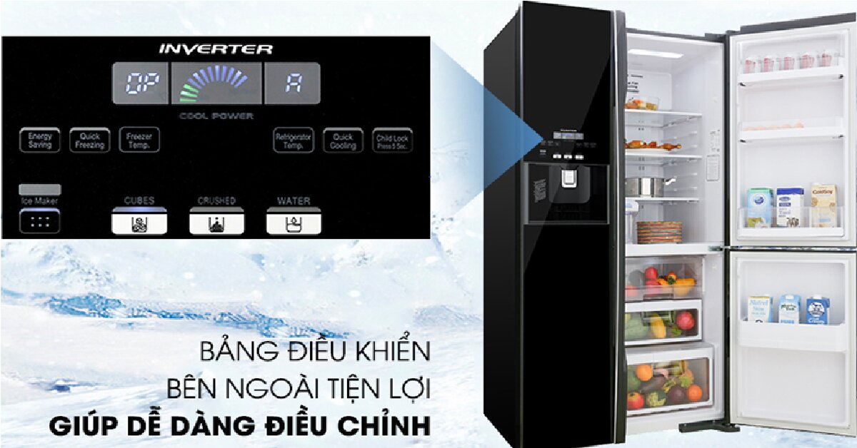 Ưu điểm nổi bật của Tủ Lạnh Hitachi Inverter R-FM800GPGV2 GBK