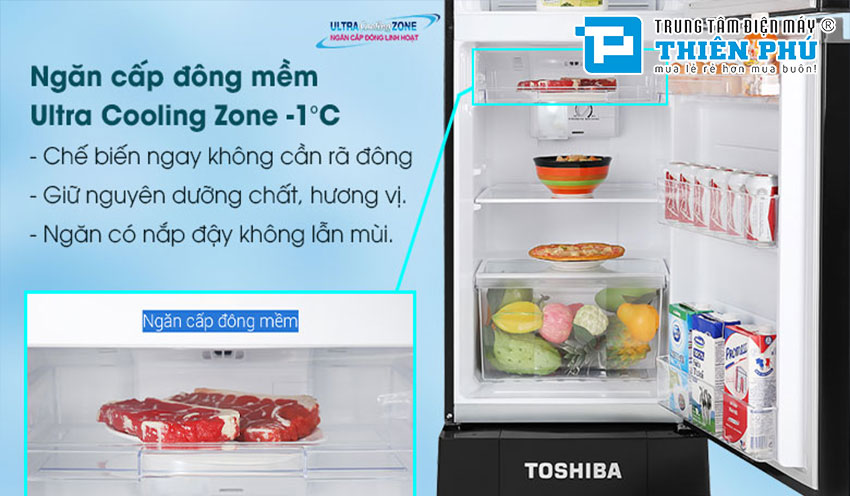 Tủ Lạnh Toshiba Inverter GR-A28VM(UKG) 2 Cánh 233 Lít
