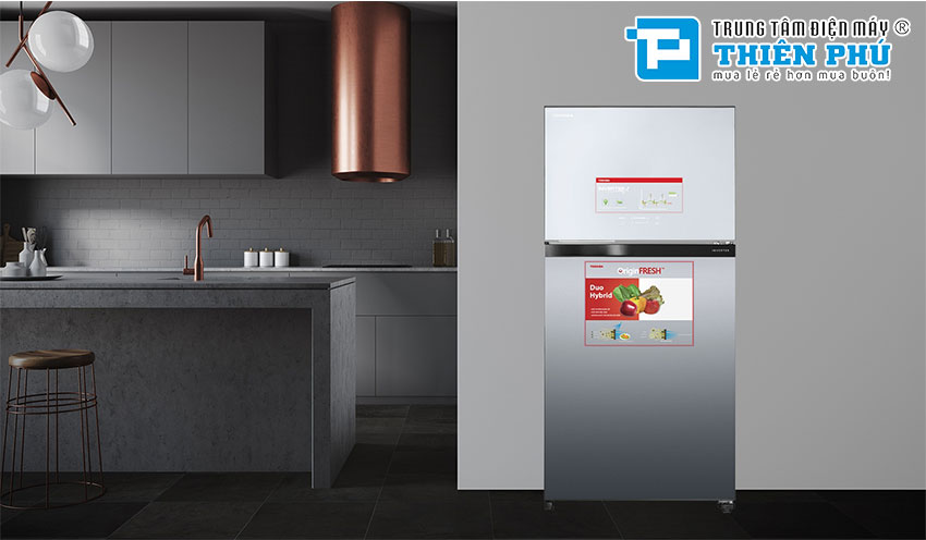 Tủ Lạnh Toshiba Inverter GR-AG66VA(X) 2 Cánh 608 Lít