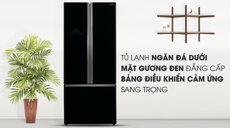 Lý do nên mua tủ lạnh Hitachi inverter R-WB545PGV2 3 cánh 455 lít