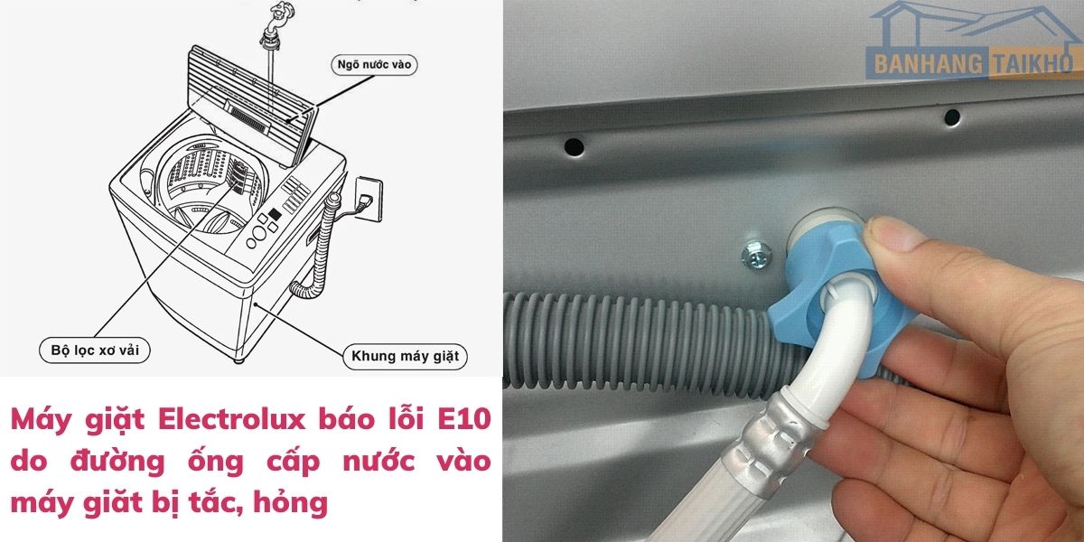 Máy giặt Electrolux gặp lỗi E10 nên xử lý như thế nào?