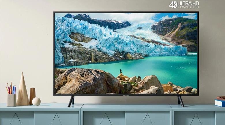 Giá rẻ bất ngờ với Smart tivi Samsung 4K 50 inch UA50RU7200