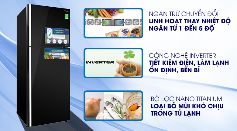 Tủ lạnh mặt gương Hitachi đang là lựa chọn hàng đầu