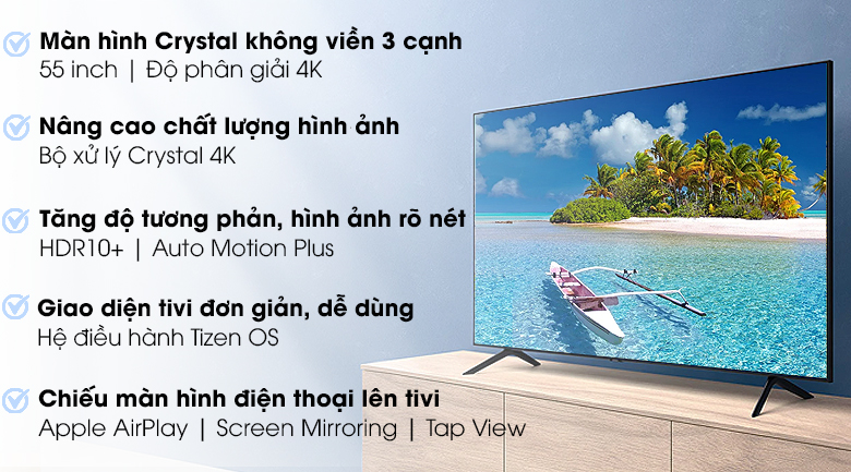 Tivi Samsung 55 inch hiện nay được bán với giá bao nhiêu?