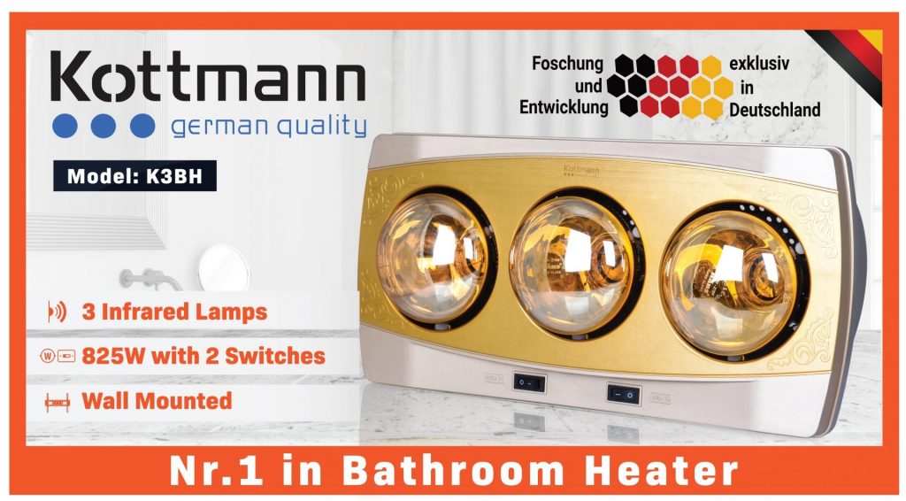 Mua đèn sưởi nhà tắm Kottmann  K3B-H với giá chỉ 799.000đ tại Điện Máy Thiên Phú