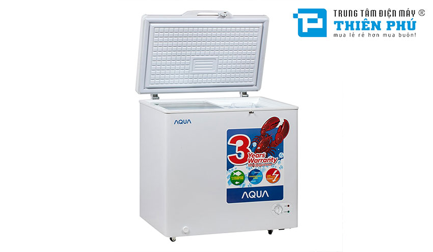 Tủ Đông Aqua Dàn Nhôm AQF-C260 1 Ngăn Dung Tích 161 Lít