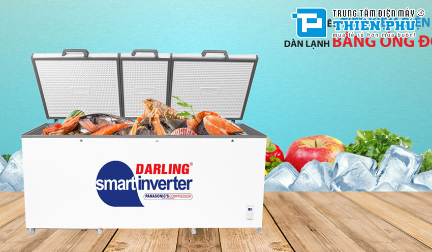 Tủ Đông Darling Inverter 1 Ngăn 3 Cánh DMF-1279ASI 1200 Lít