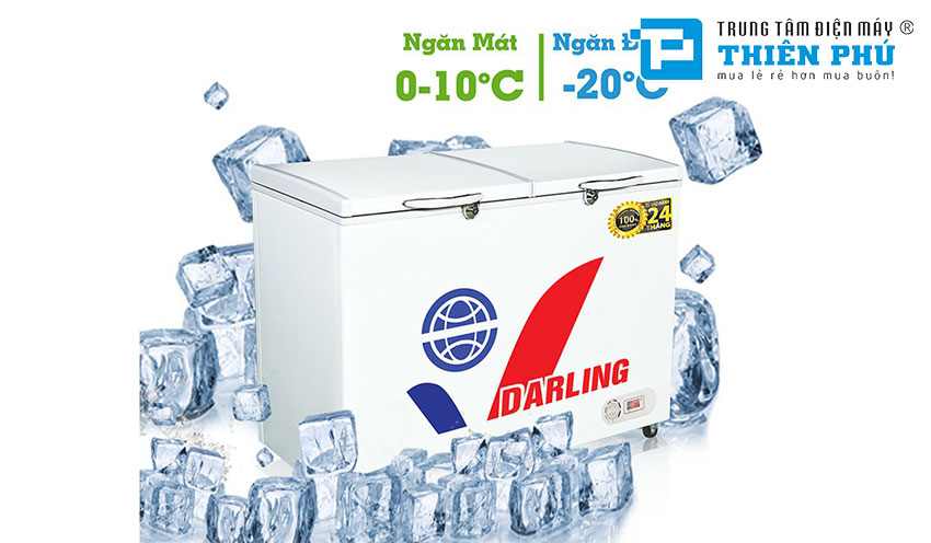 Tủ Đông Darling 2 Ngăn 370 Lít DMF-3809WX