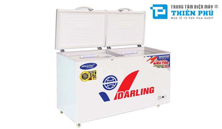 Tủ Đông Darling Inverter 1 Ngăn 2 Cánh DMF-3799AI-1 370 Lít