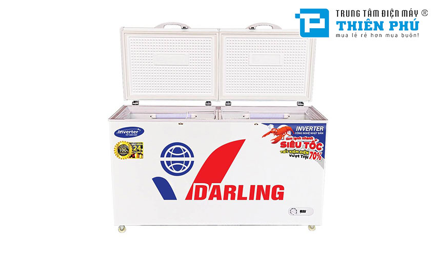 Tủ Đông Darling Inverter 1 Ngăn 2 Cánh DMF-3799AI-1 370 Lít