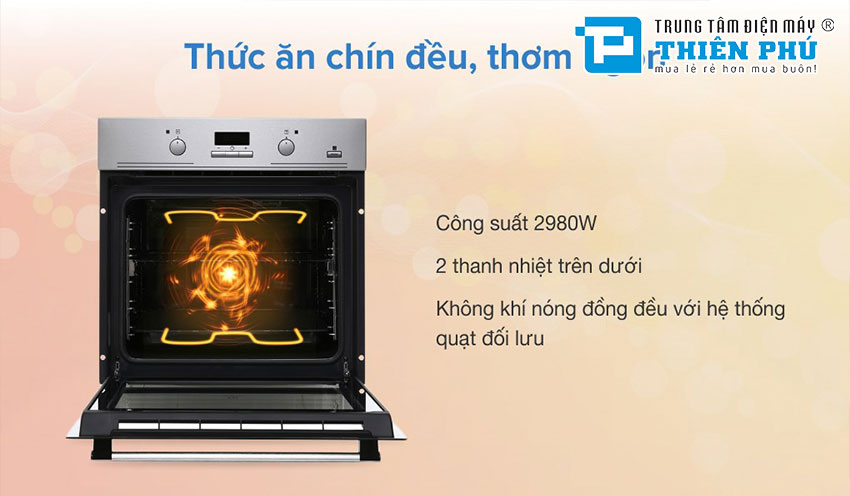 Lò Nướng Âm Tủ Điện Tử Electrolux EOB3434BOX 74 Lít