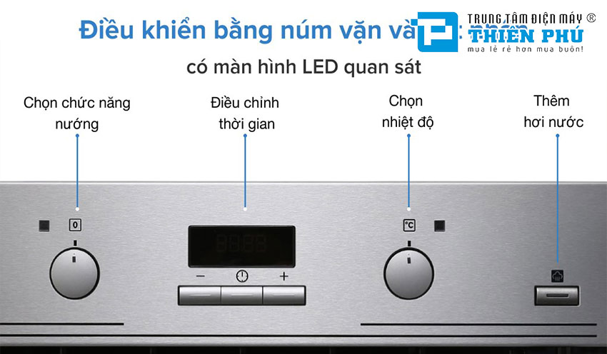 Lò Nướng Âm Tủ Điện Tử Electrolux EOB3434BOX 74 Lít