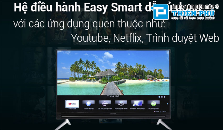 Smart Tivi Sharp 40 Inch LC-40SA5500X Full HD