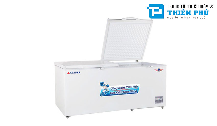 Tủ Đông Alaska Dàn Nhôm HB-12 1 Ngăn 2 cánh 1200 Lít
